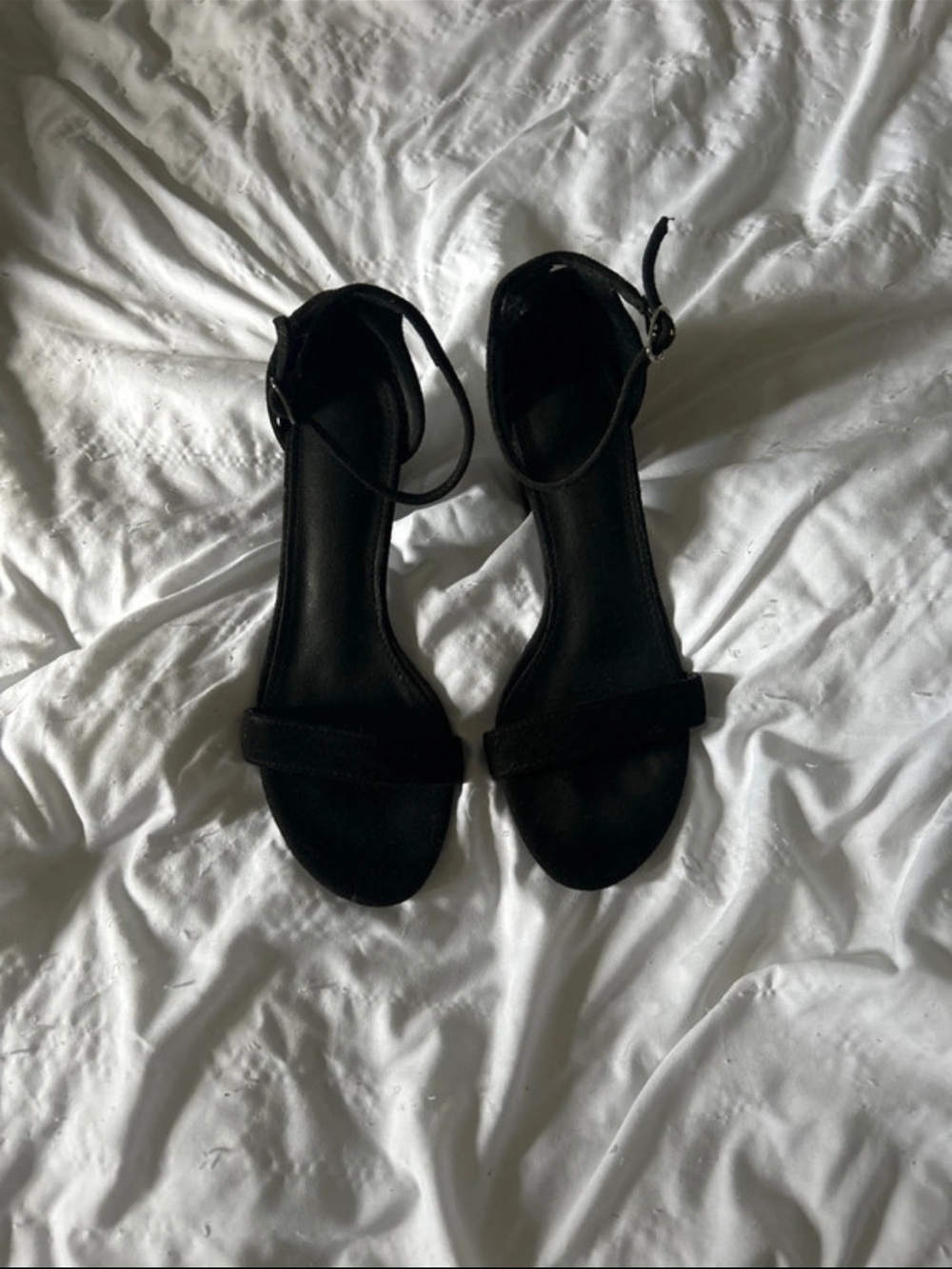 Target Black Ankle-Strap Open-Toe Heels